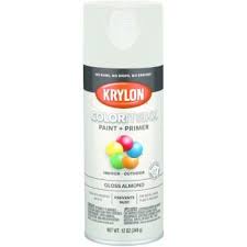 Krylon Paint and Primer for Indoor/Outdoor Use, Gloss White 12 Oz