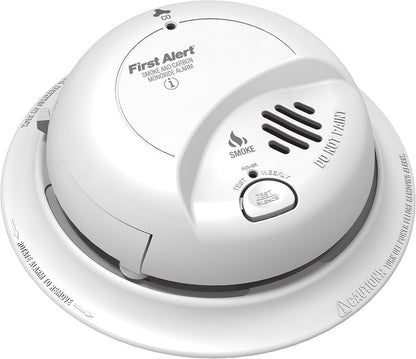 First Alert BRK SCO2B Smoke and Carbon Monoxide (CO) Detector with 9V Battery , White