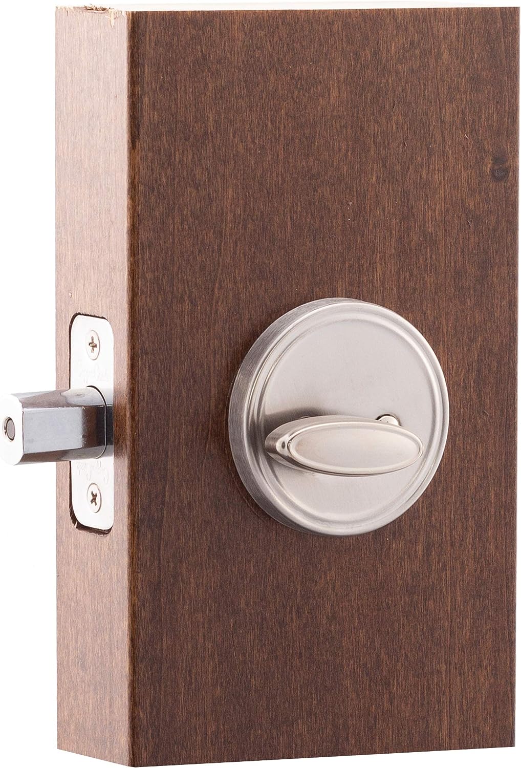 Copper Creek DB2410SS Single Cylinder Deadbolt, Standard Size, Satin Stainless