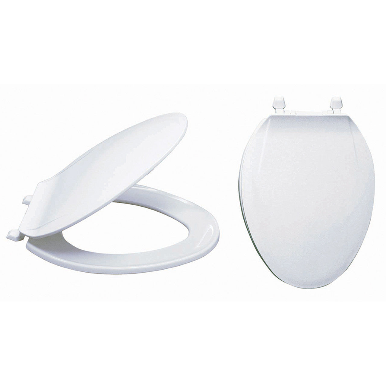 Plastic Elongated Toilet Seat Package Of 6