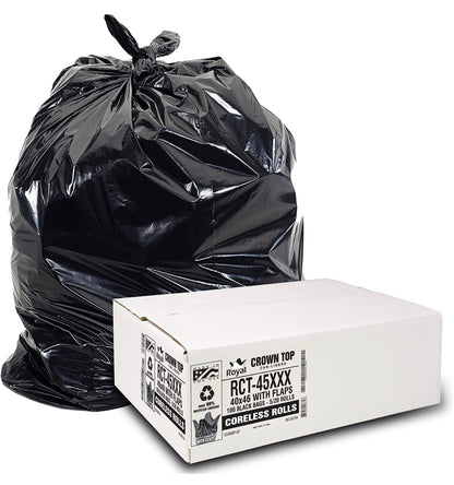 Heavy Duty 45 Gallon Trash Bags (100 count)