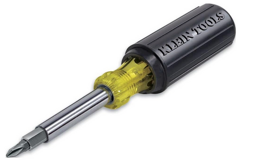 Klein Tools 32527 Multi-Bit Screwdriver / Nut Driver 11 in 1