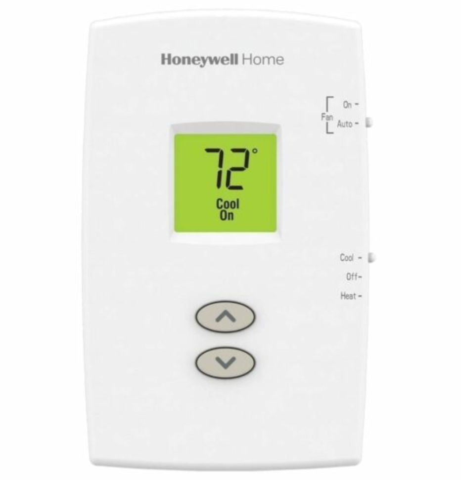 Honeywell PRO TH1110DV1009 Vertical Non-Programmable Thermostat